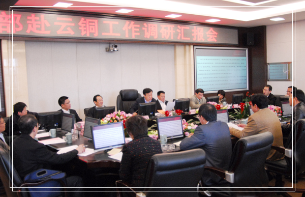 國家商務(wù)部副部長高虎城一行到云銅集團調(diào)研企業(yè)發(fā)展運行情況