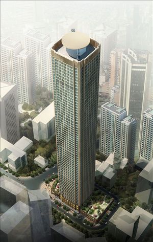 重慶最高建筑—國(guó)際大廈選用鳳鋁鋁材